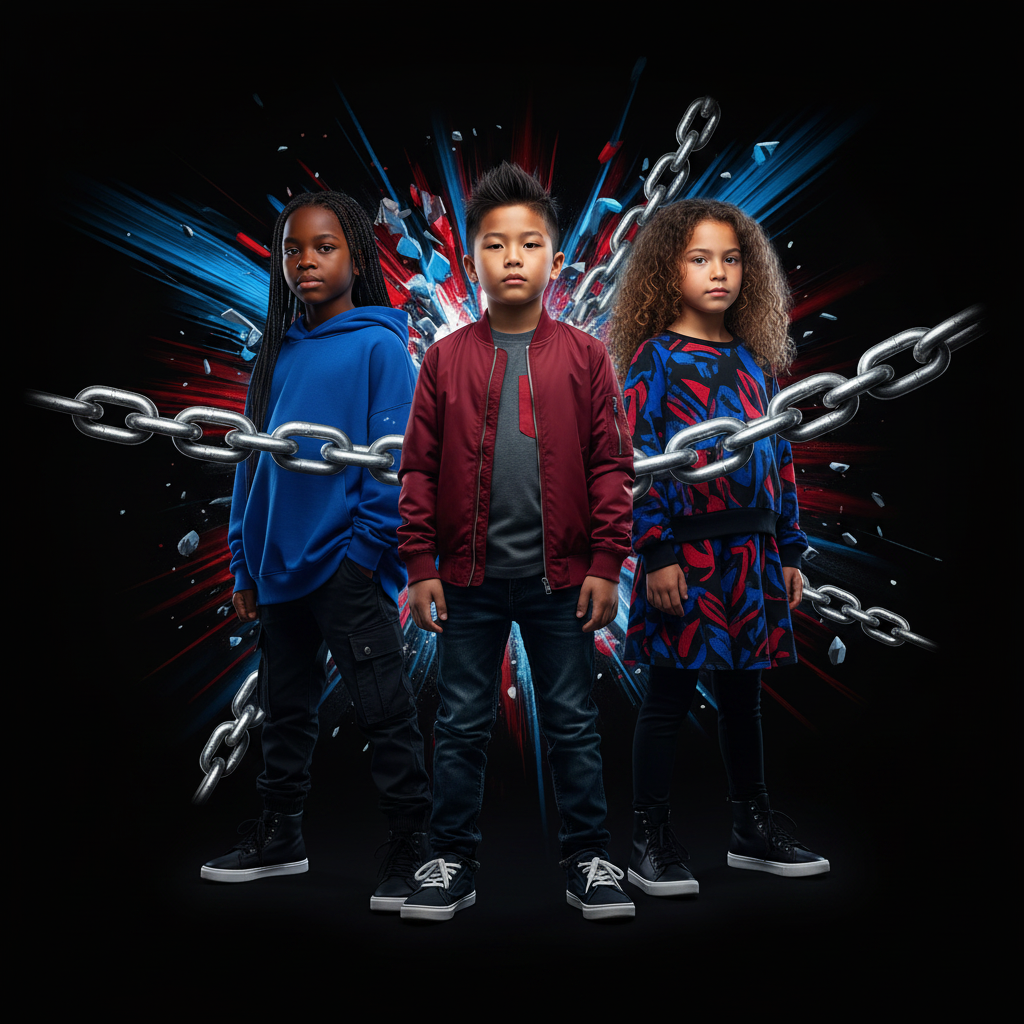Children's clothing collection cover