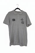 1 Cross 3 Nails 4 Given polo shirt - front