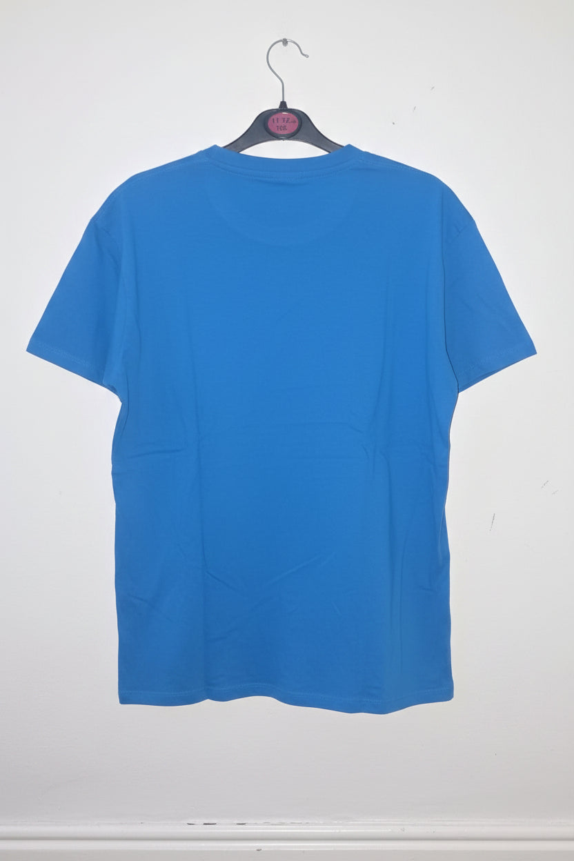 Yeshua Lion King men's blue t-shirt - back