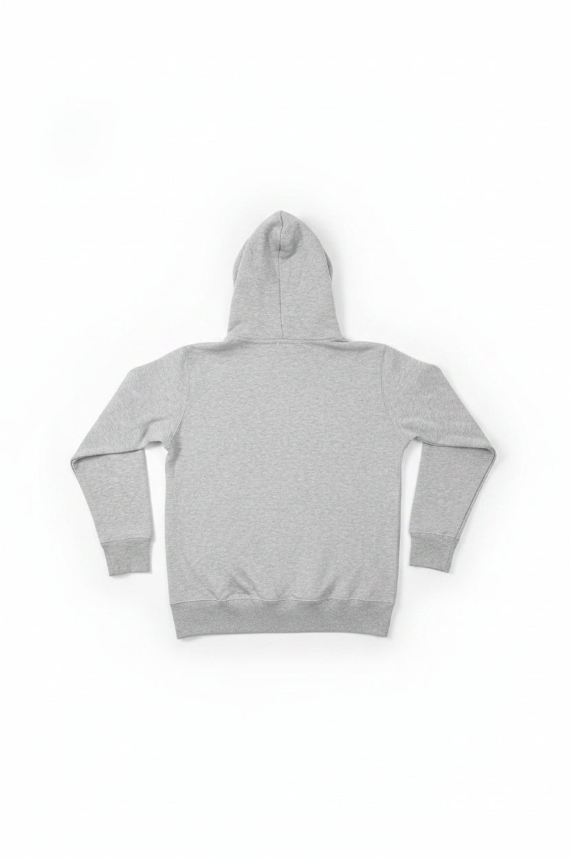 The Lord Is My Rock grey women's hoodie – back view