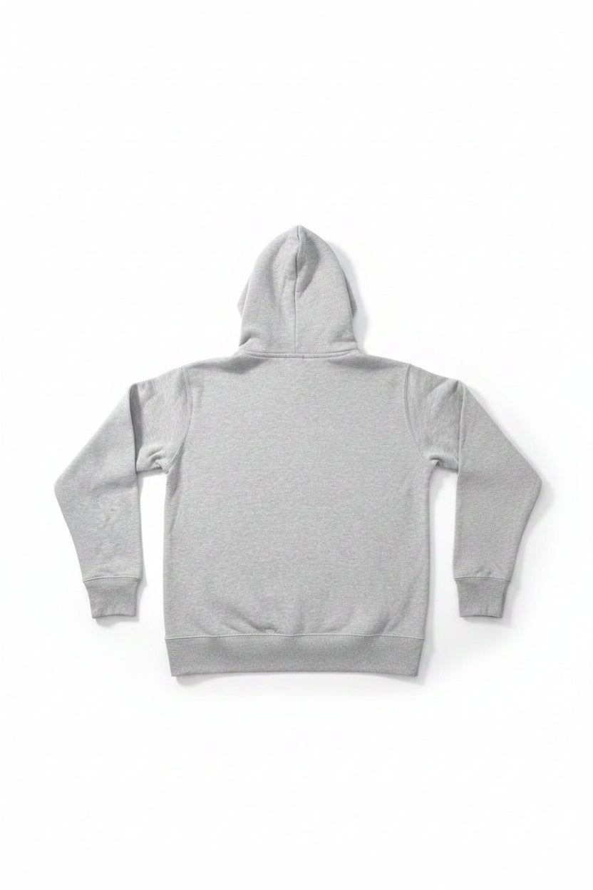 His Life Saved My Life grey women's hoodie – back view