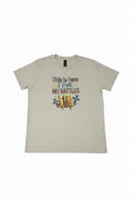 This Is How I Fight My Battles stone women's t-shirt – front view