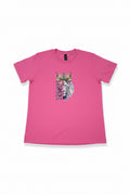 Jesus First pink women's t-shirt – front view
