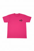 Rooted In Christ pink men's t-shirt – front view