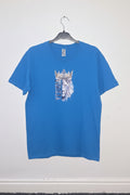 Yeshua Lion King men's blue t-shirt - front