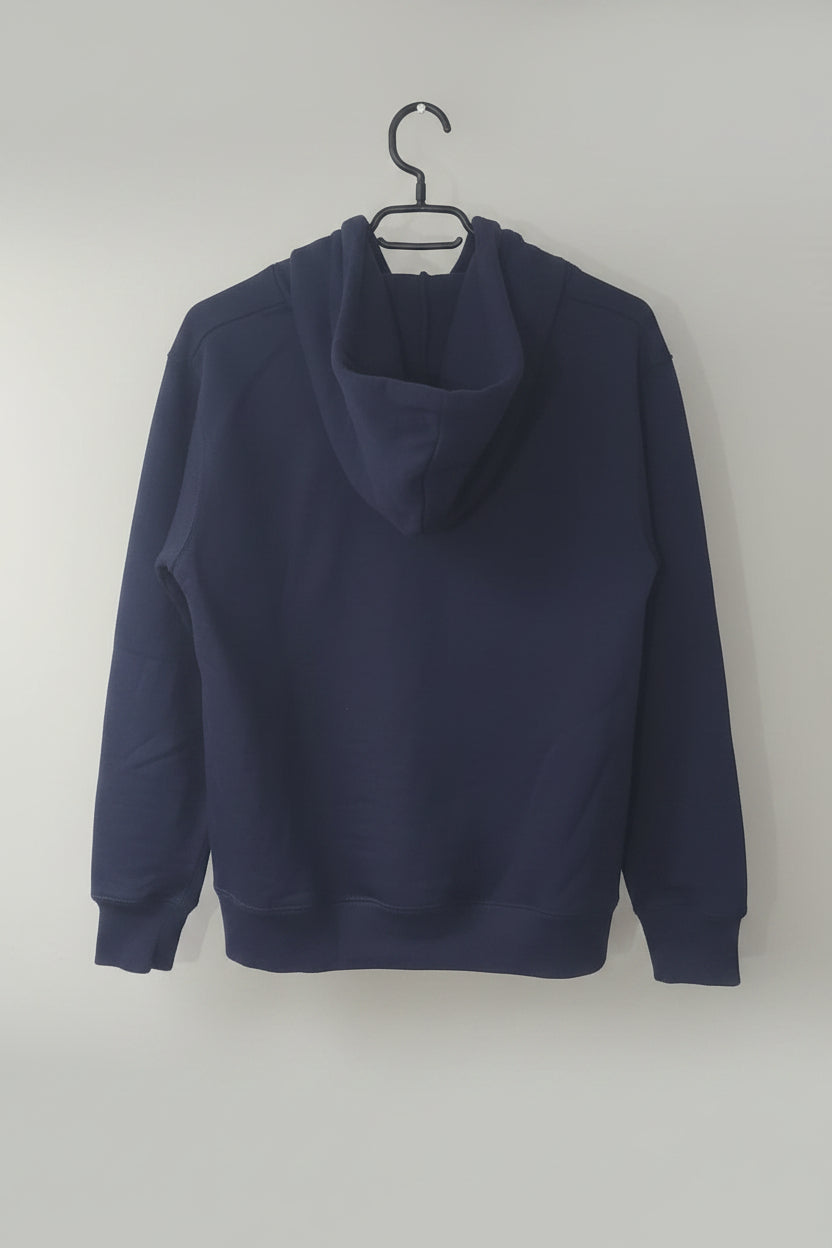 This Is How I Fight My Battles Navy Hoodie – Back view, clean navy